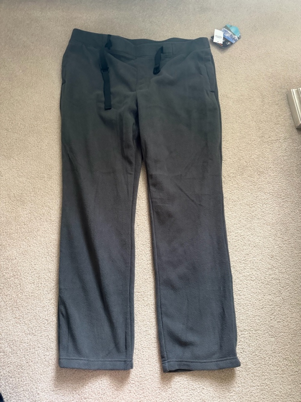 Men's Grey Fleece Drawstring Pants